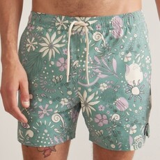 Marine Layer Mechanical Stretch Swim Trunk 6"