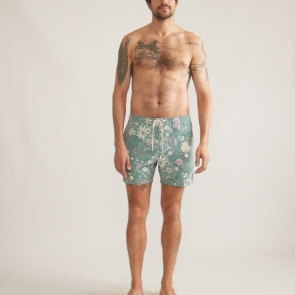 Marine Layer Mechanical Stretch Swim Trunk 6"