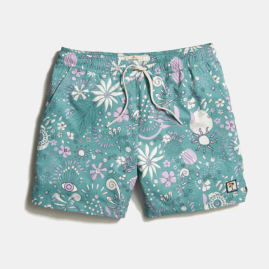 Marine Layer Mechanical Stretch Swim Trunk 6"