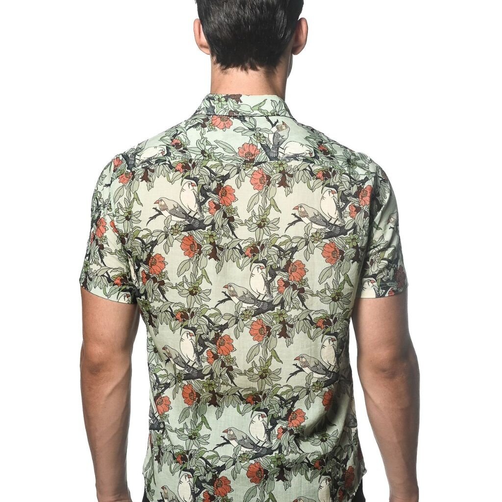 Postmarc SP25 PM 45028 Linen Tencel Short Sleeve Shirt