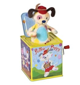 Schylling Polka Puppy Jack In The Box