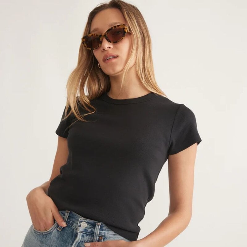 Marine Layer Lexi Rib Sun-In Crew Tee
