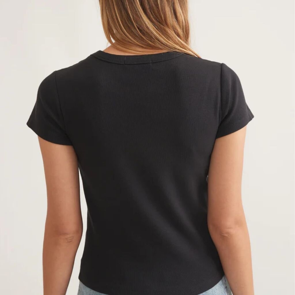 Marine Layer Lexi Rib Sun-In Crew Tee