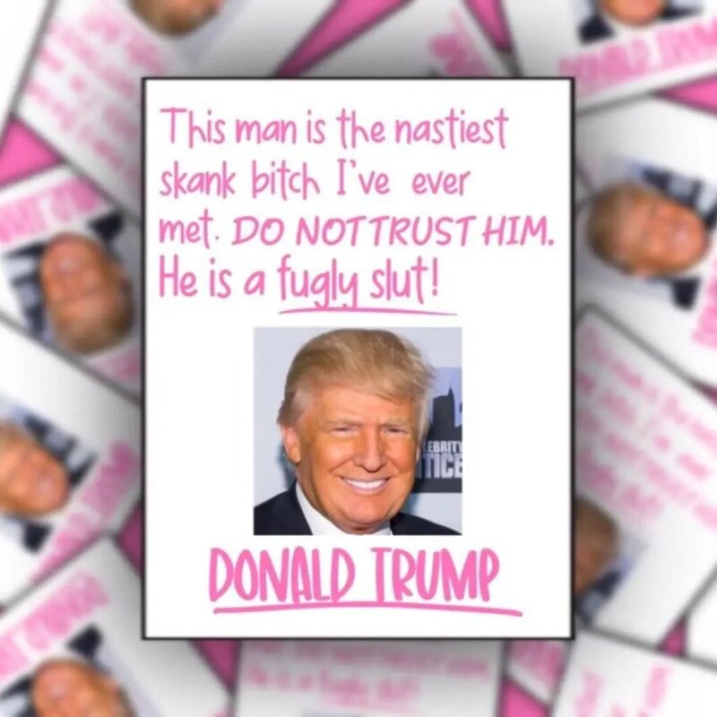 Pretty Toxic Stickers Funny Trump Burn Book Sticker - Mean Girls