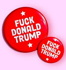 The Hissin Kitten 2.25in Fuck Donald Trump Button