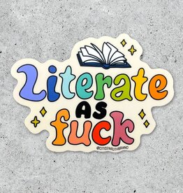 Citizen Ruth Literate As Fuck Sticker