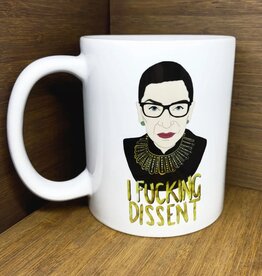 Citizen Ruth RBG Fucking Dissent Mug