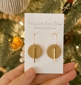 The Little Fern Shop Neutral Hoops Earrings