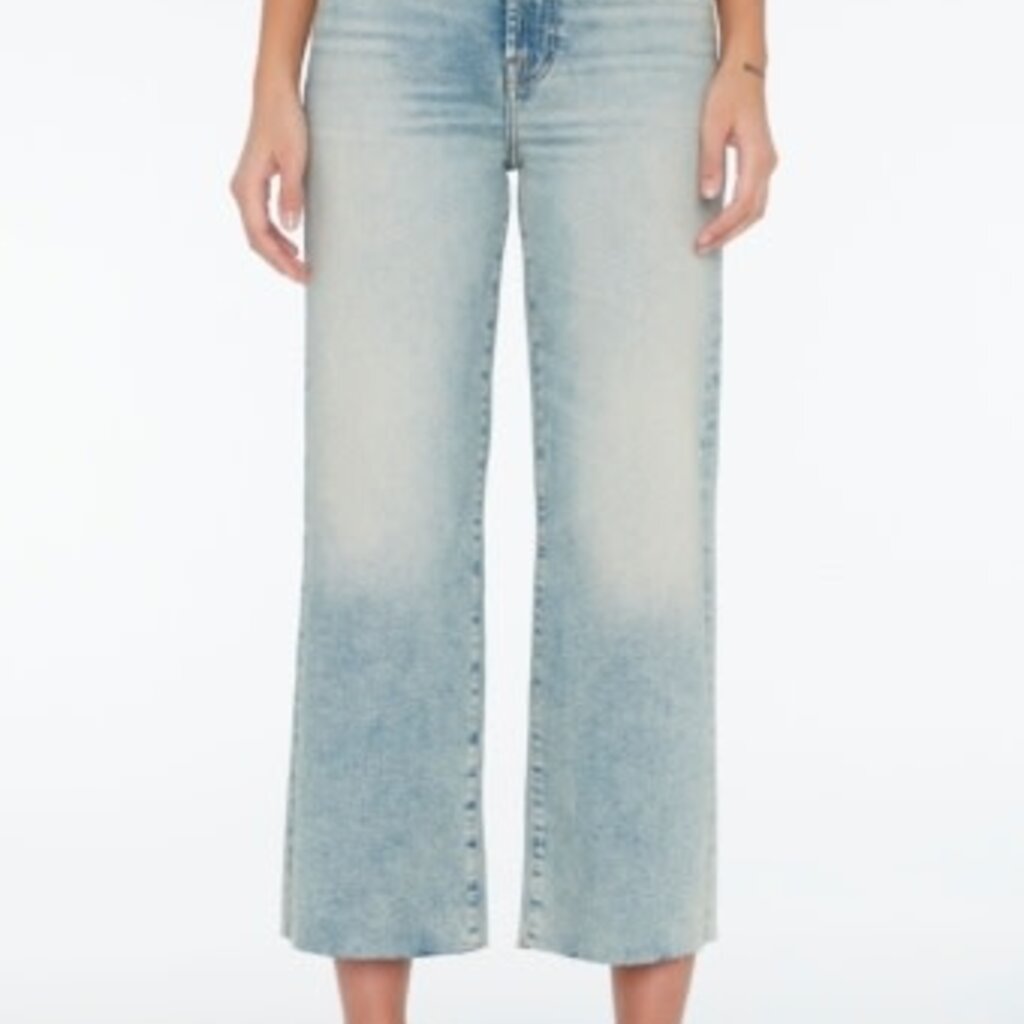 7 For All Mankind CROPPED ALEXA W/ RAW CUT HEM