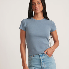 Marine Layer Lexi Rib Sun-In Crew Tee