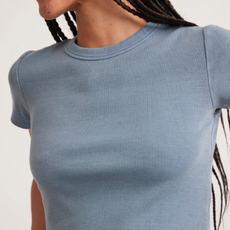Marine Layer Lexi Rib Sun-In Crew Tee