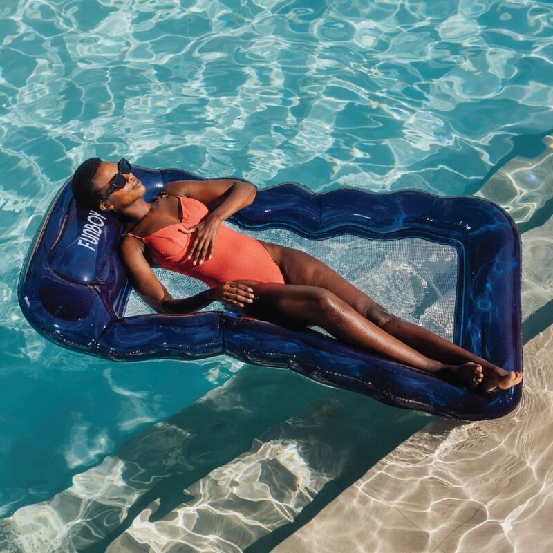 Fun Boy Inc. Navy Mesh Lounger