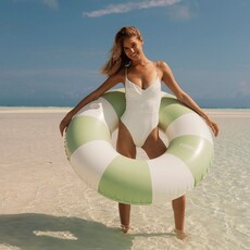 Fun Boy Inc. Sage Vintage Stripe Tube Float