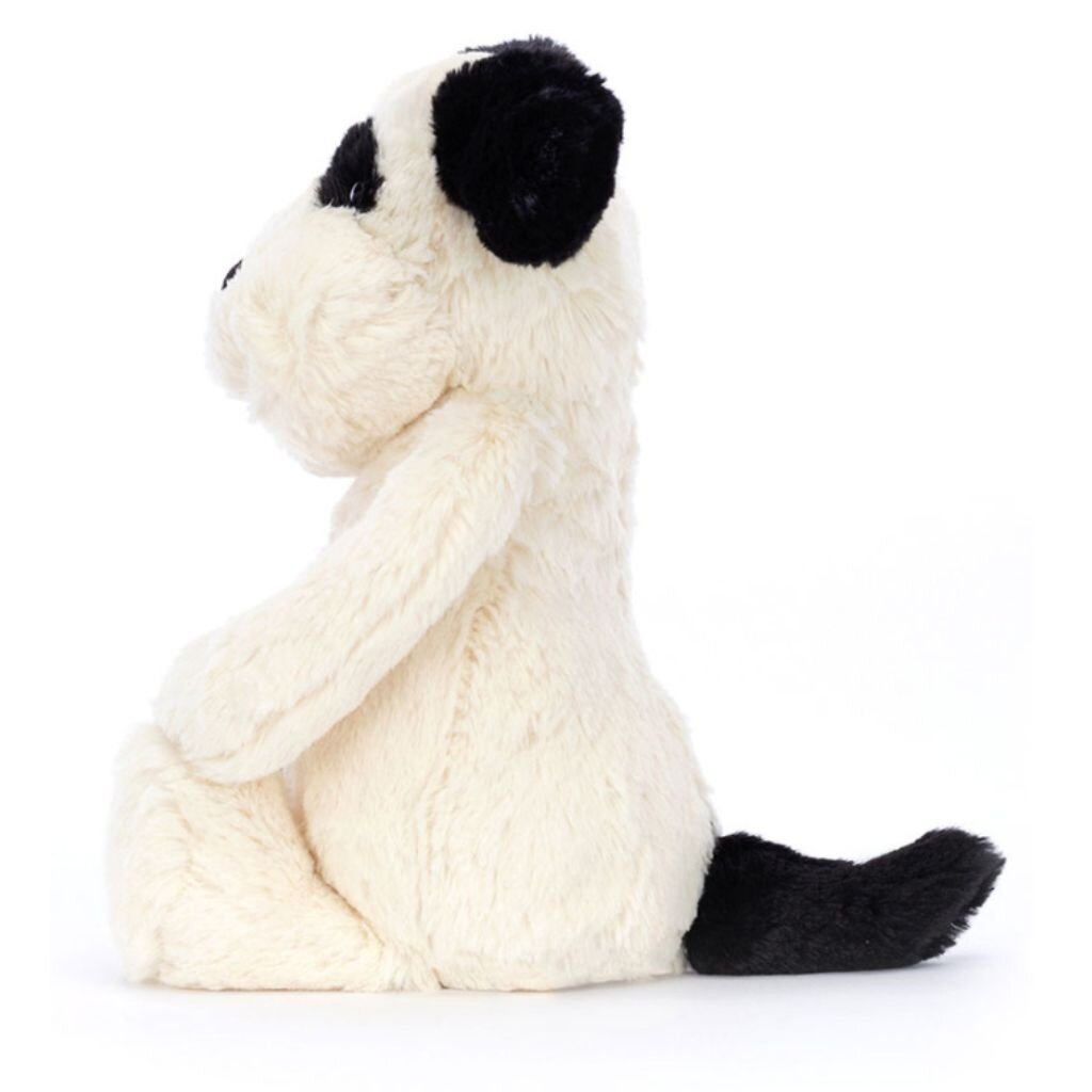 Jellycat Bashful Black And Cream Puppy