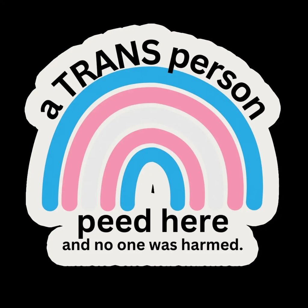 Kennidi Co. A Trans Person Peed Here Sticker