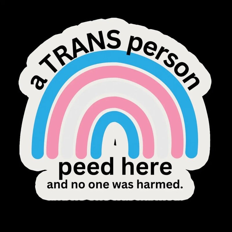 Kennidi Co. A Trans Person Peed Here Sticker