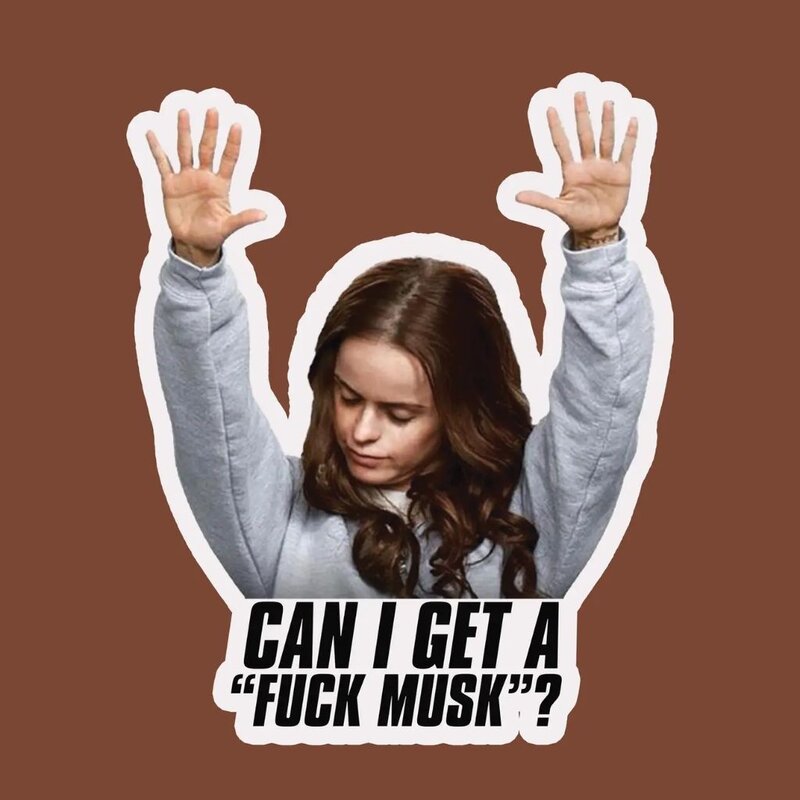 Kennidi Co. Can I Get A Fuck Musk Sticker
