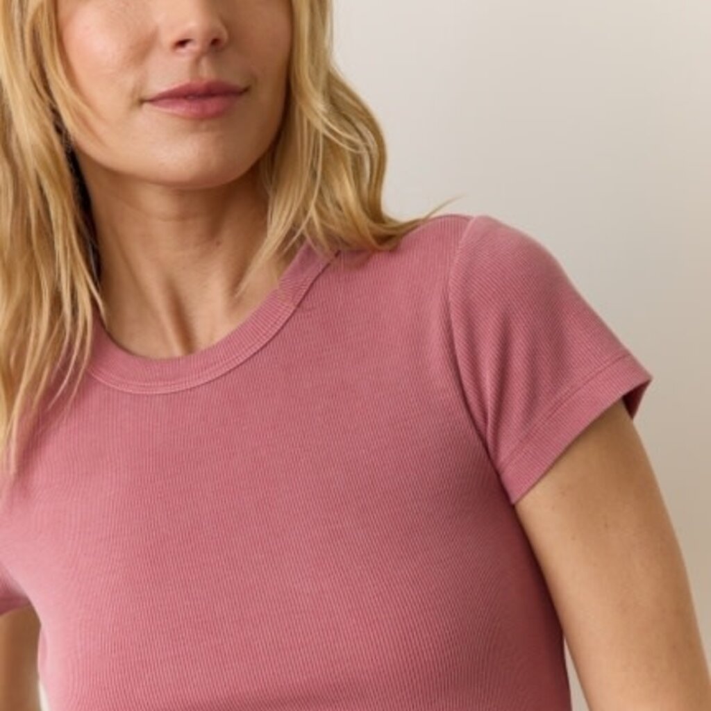 Marine Layer Lexi Rib Sun-In Crew Tee