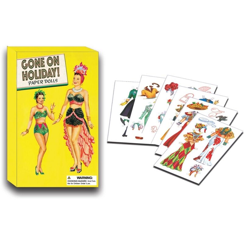 Perisphere & Trylon Gone On Holiday Paper Doll Set in Box