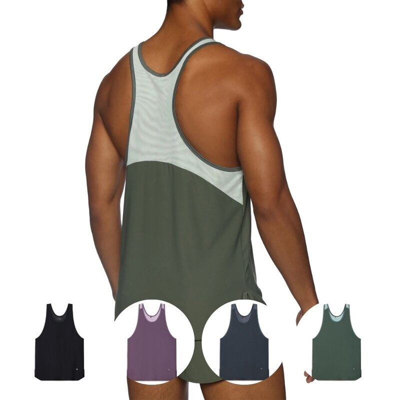 Parke & Ronen SU25 Mirage Mesh Racer Back Tank