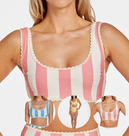 Hammies SW25 Cabana Stripe Bikini Top