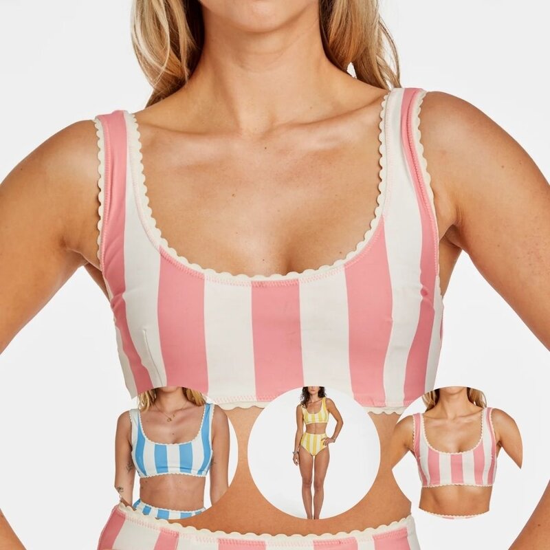 Hammies SW25 Cabana Stripe Bikini Top