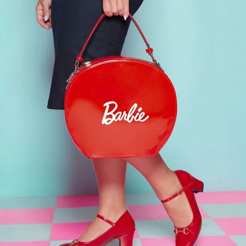 Unique Vintage & Smak Parlour Barbie x Unique Vintage Leatherette Circle Bag