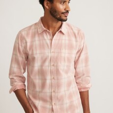 Marine Layer Lightweight Plaid Cord Shirt
