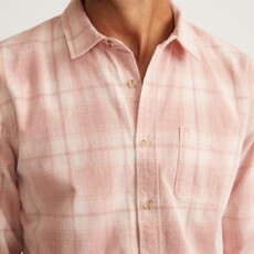 Marine Layer Lightweight Plaid Cord Shirt
