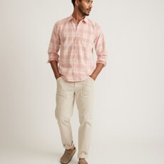 Marine Layer Lightweight Plaid Cord Shirt