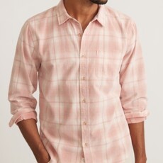 Marine Layer Lightweight Plaid Cord Shirt