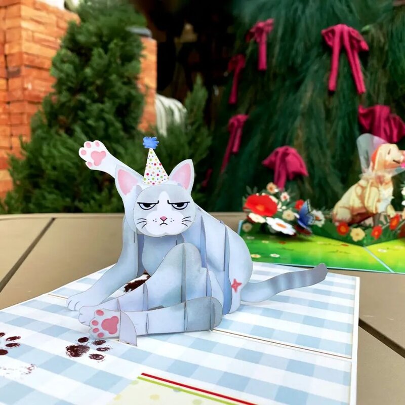 Dirty Pop Cards Grumpy Cat Funny 3D Pop-Up Sassy Birthday Card
