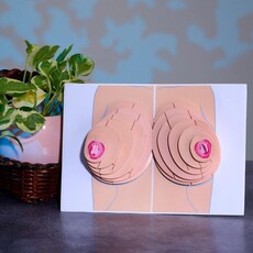 Dirty Pop Cards Naughty Knockers Funny 3D Pop-Up Boobs Greeting Card