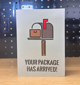 Dirty Pop Cards Package Arrived Funny 3D Pop-Up Brown Surprise Card