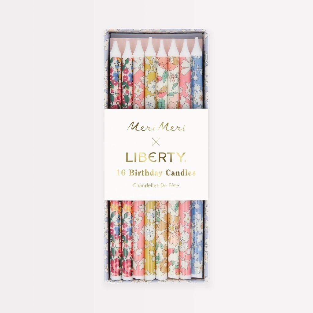 MeriMeri Meri Meri X Liberty Mixed Print Party Candles