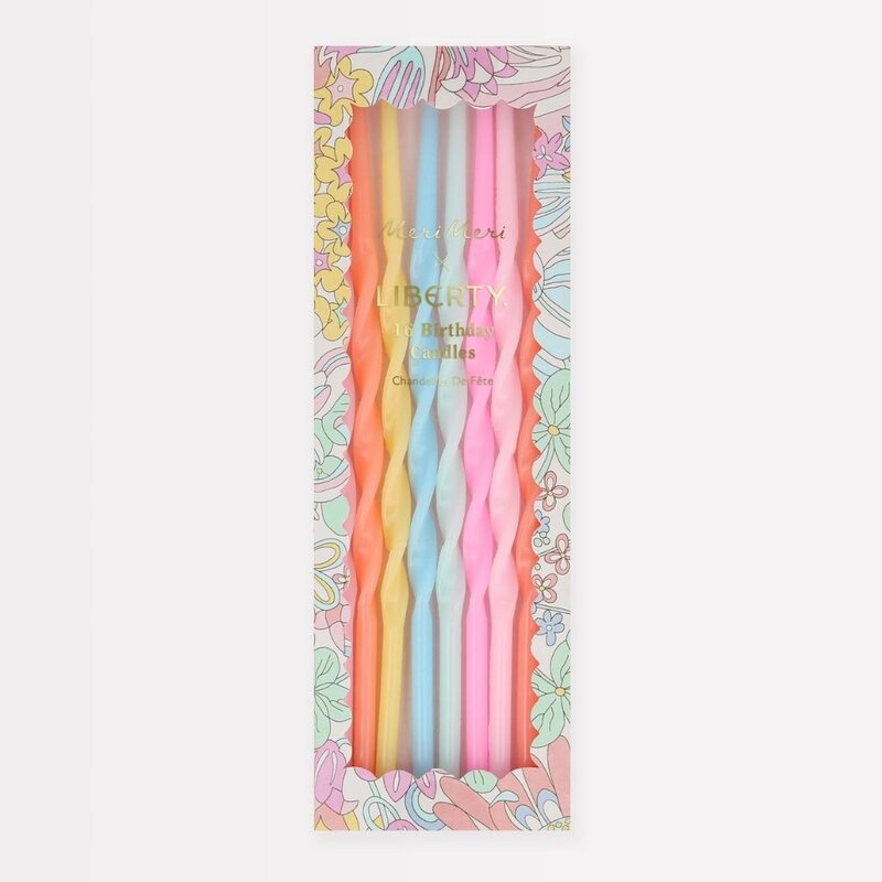 MeriMeri Meri Meri X Liberty Rainbow Garden Party Candles