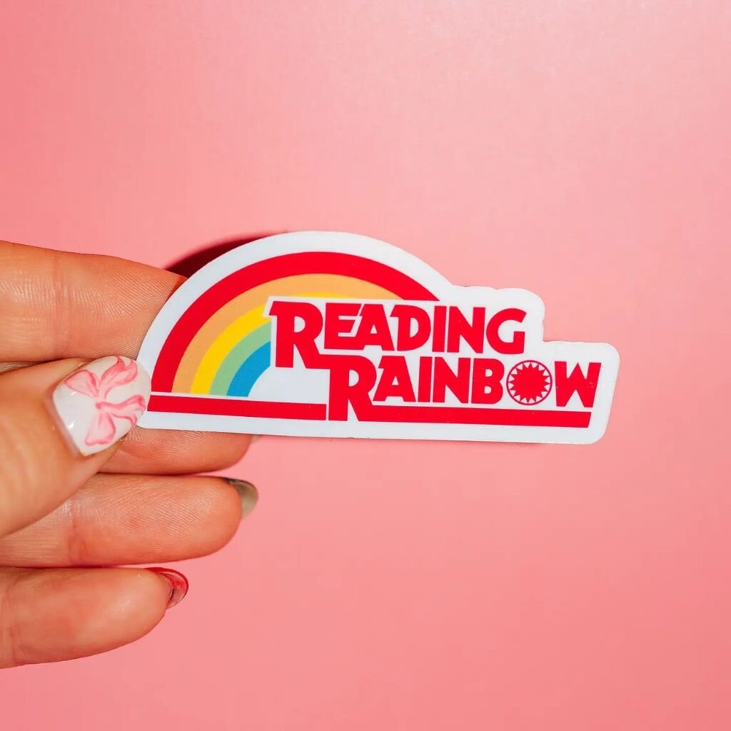 ShopSourSweetener Reading Rainbow Sticker