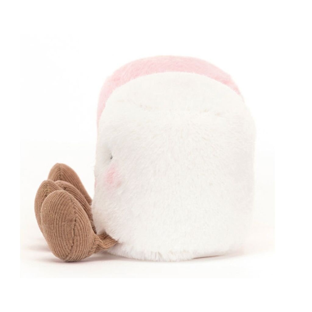Jellycat Amuseables Pink And White Marshmallow