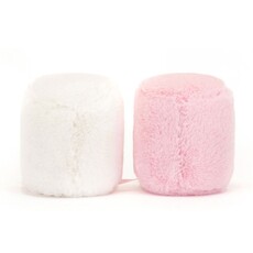 Jellycat Amuseables Pink And White Marshmallow