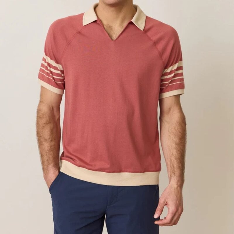 Marine Layer Varsity Rib Polo