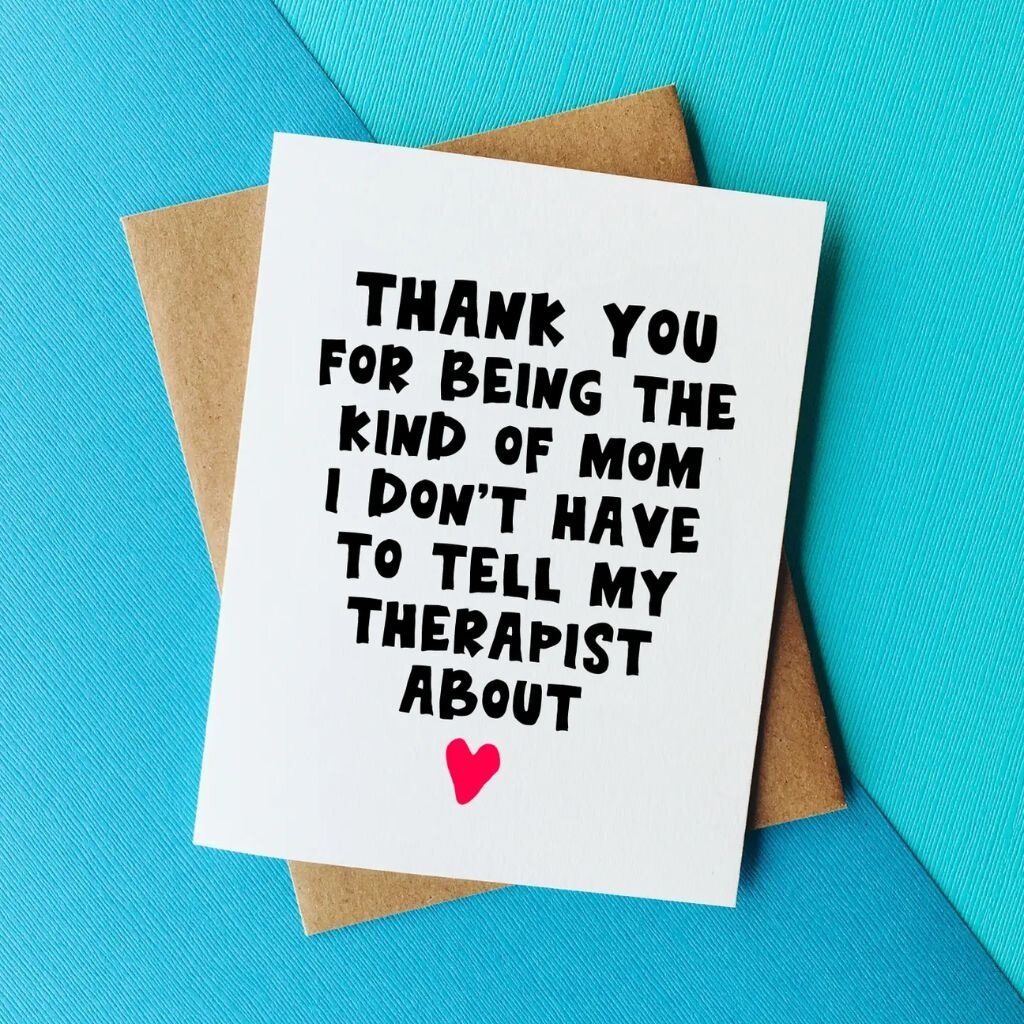 Top Hat and Monocle Funny Mothers Day Card - Therapist