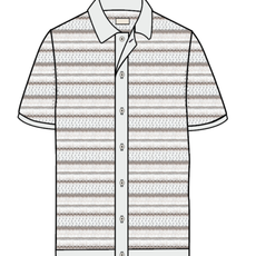 Marine Layer Open Knit Sweater Button-Down