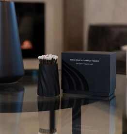 Everlasting Candle Co. Black Concrete Safety Match Set