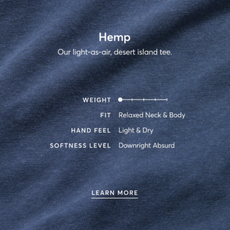 Marine Layer Relaxed Hemp Cotton Tee