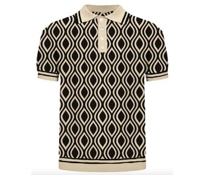 vector mosaic knit polo （BECK and CALL） Vector Mosaic Knit Polo (BECK and CALL)