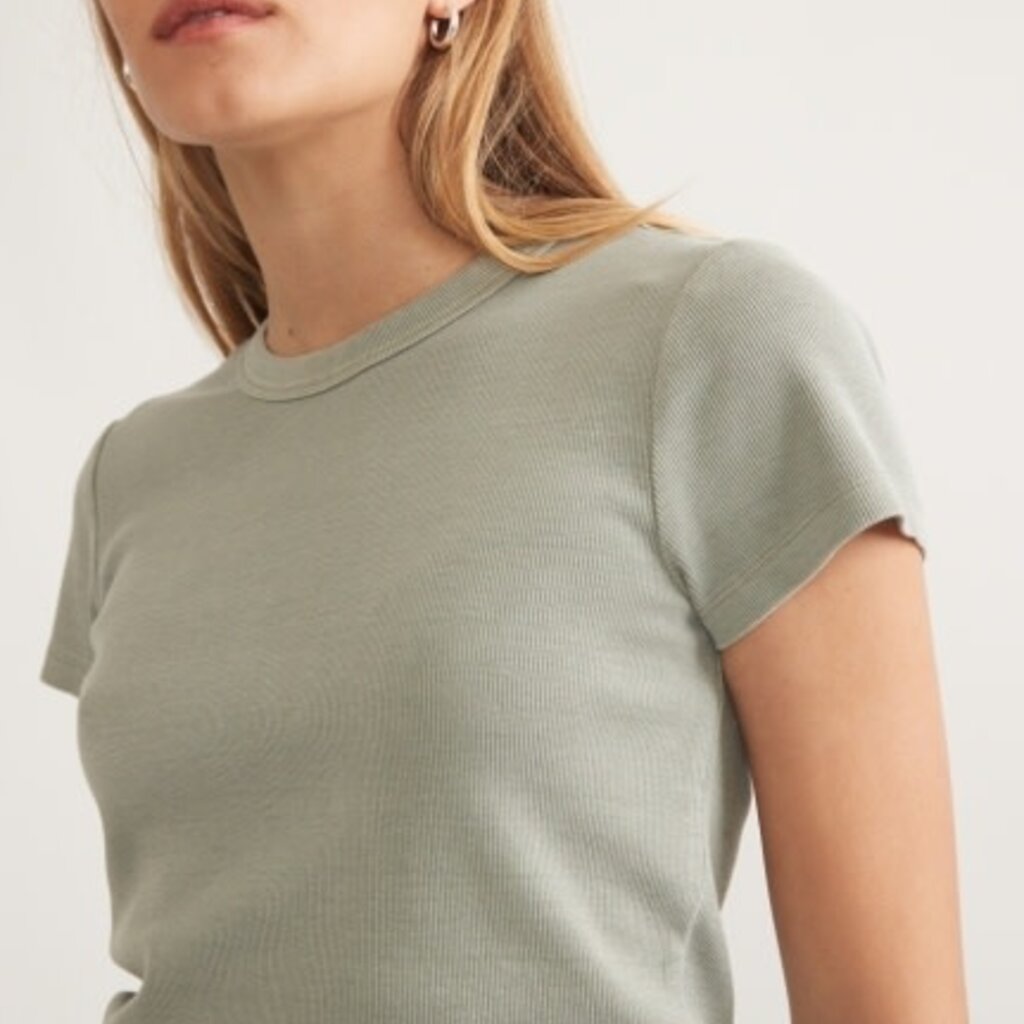 Marine Layer Lexi Rib Sun-In Crew Tee