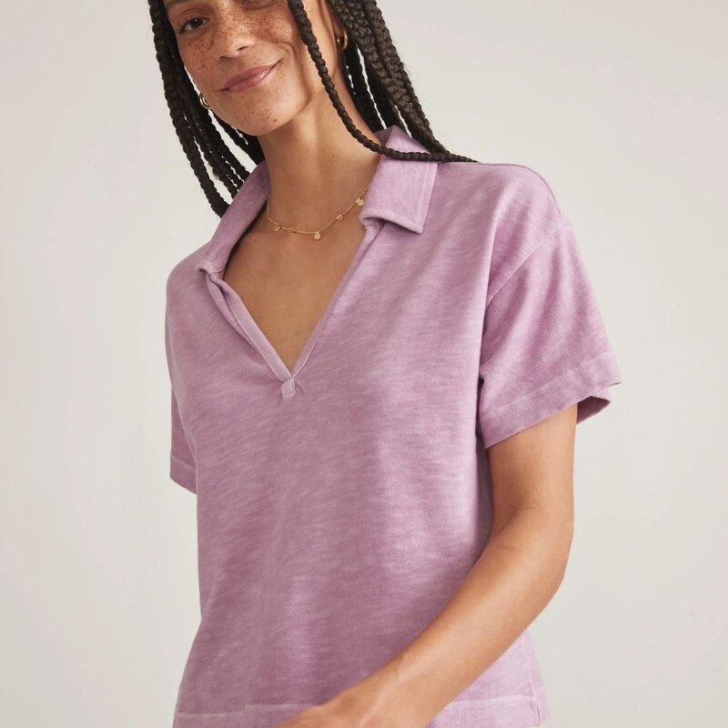 Marine Layer Vintage Slub Polo Tee