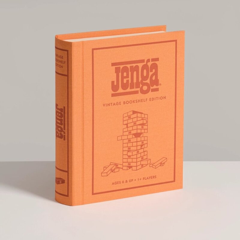 WS Game Company Jenga Vintage Bookshelf Edition