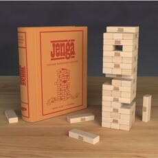 WS Game Company Jenga Vintage Bookshelf Edition