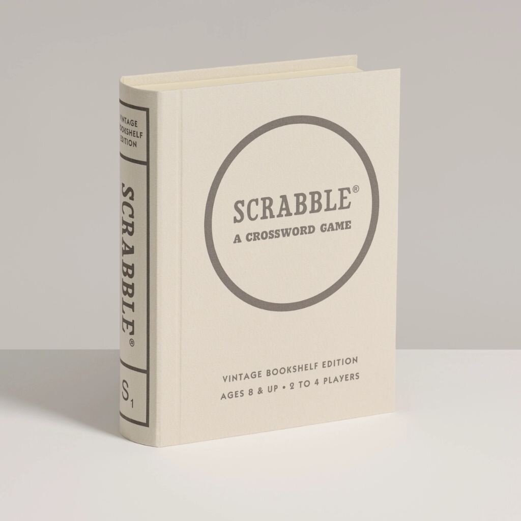 WS Game Company Scrabble Vintage Bookshelf Edition
